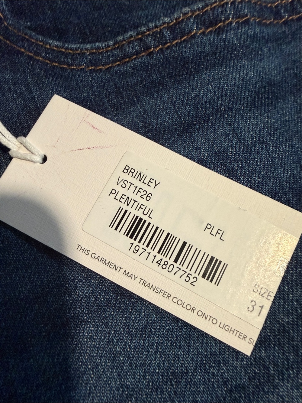 NWT AG Brinley Mid-Rise Straight Leg Jeans Size 31 - Picture 4 of 9